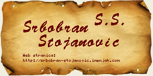 Srbobran Stojanović vizit kartica